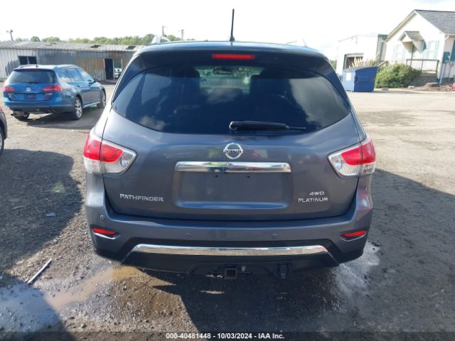 5N1AR2MMXEC611254 Nissan Pathfinder Platinum