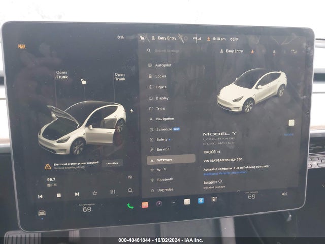 2022 TESLA MODEL Y 7SAYGAEE9NF524350 Photo 6