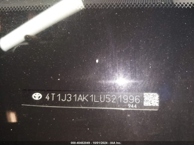 4T1J31AK1LU521996 Toyota Camry Se Hybrid