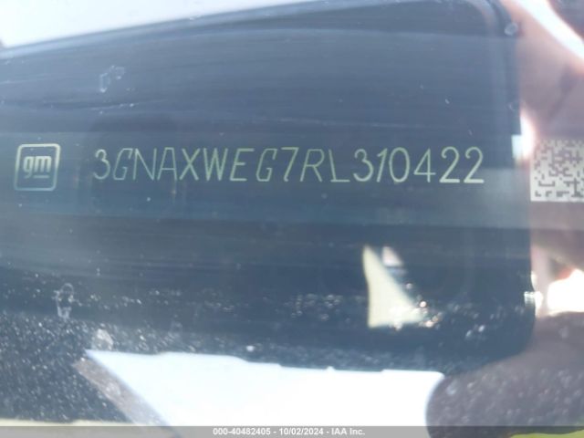 3GNAXWEG7RL310422 Chevrolet Equinox Awd Rs