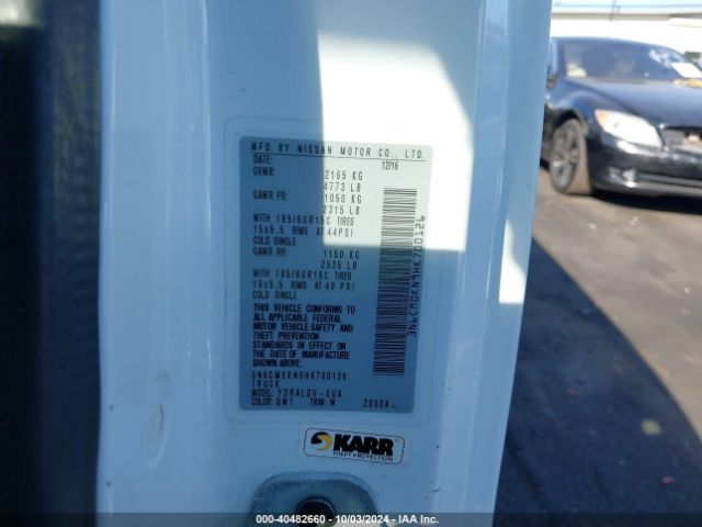 3N6CM0KN9HK700126 Nissan Nv200 S