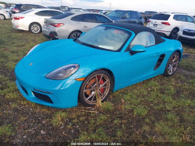 2019 PORSCHE 718 BOXSTER WP0CB2A84KS228100 Photo 1