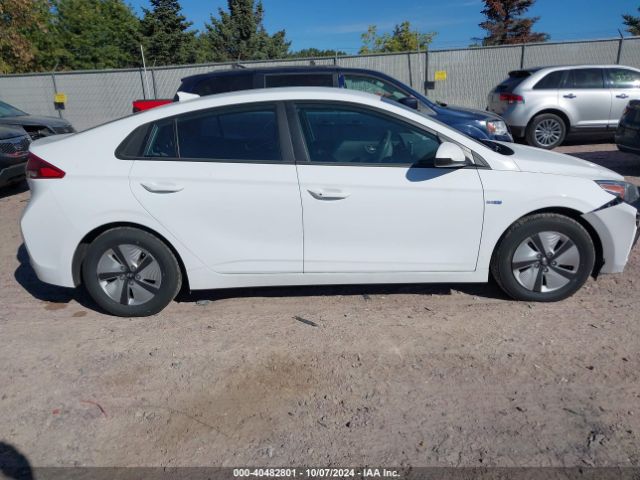 KMHC65LCXLU212671 Hyundai Ioniq Hybrid Blue