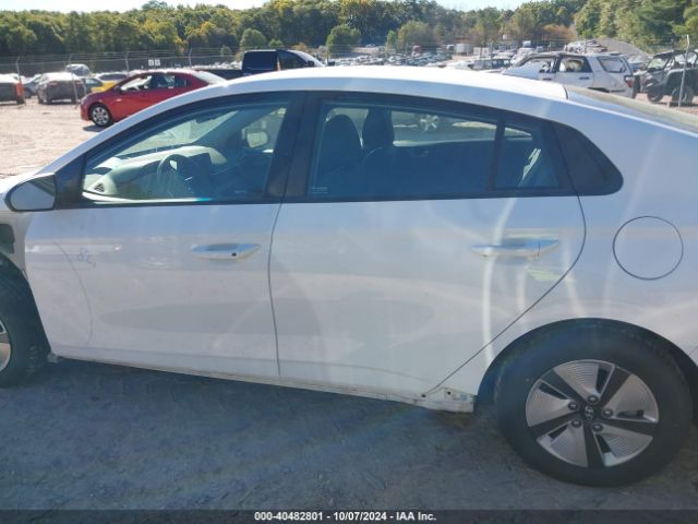 KMHC65LCXLU212671 Hyundai Ioniq Hybrid Blue