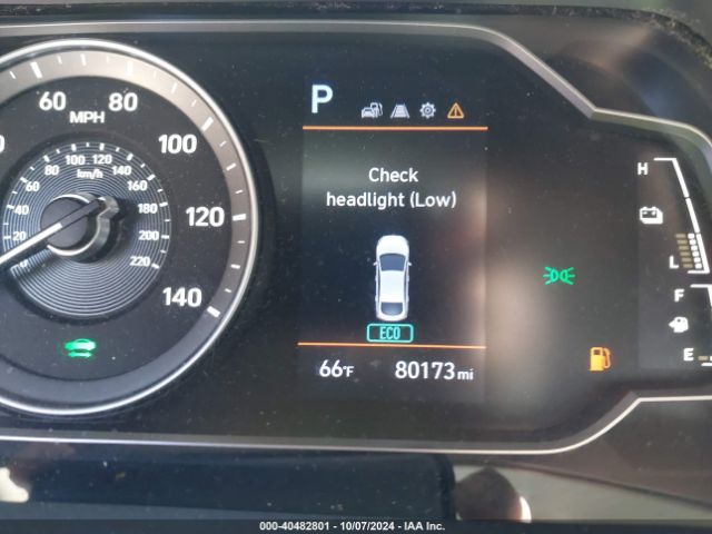KMHC65LCXLU212671 Hyundai Ioniq Hybrid Blue