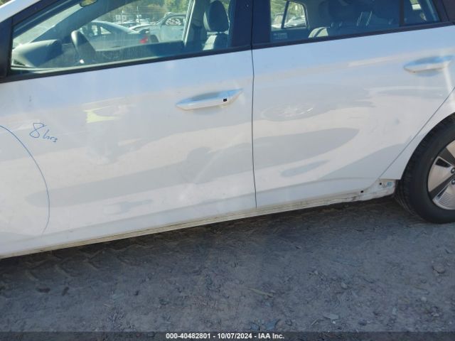 KMHC65LCXLU212671 Hyundai Ioniq Hybrid Blue
