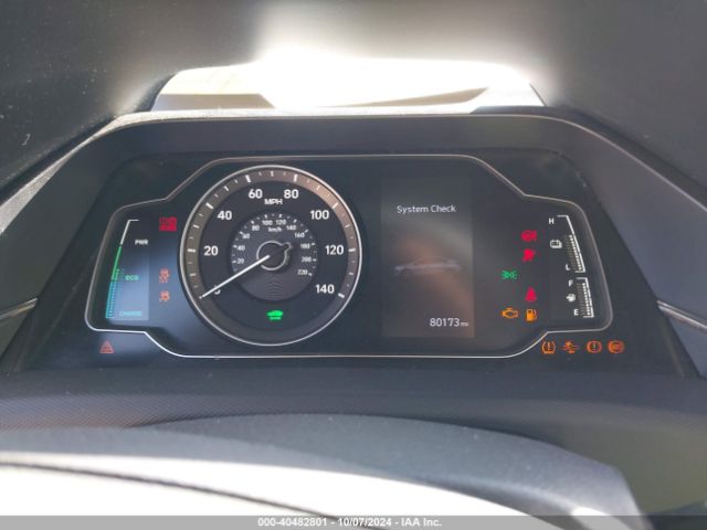 KMHC65LCXLU212671 Hyundai Ioniq Hybrid Blue