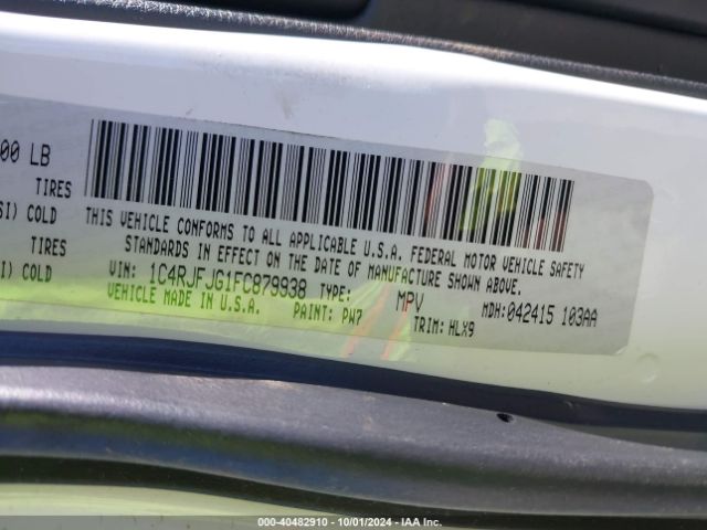 1C4RJFJG1FC879938 Jeep Grand Cherokee Summit