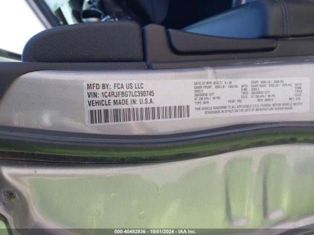1C4RJFBG7LC390745 Jeep Grand Cherokee Limited 4x4