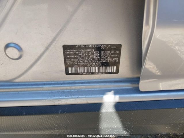 JF2GTHMC3P8207357 Subaru Crosstrek Limited