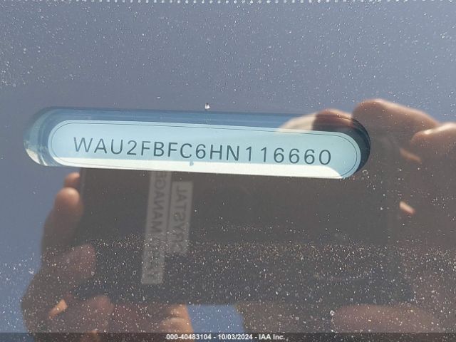 WAU2FBFC6HN116660 Audi S7 4.0t Premium Plus