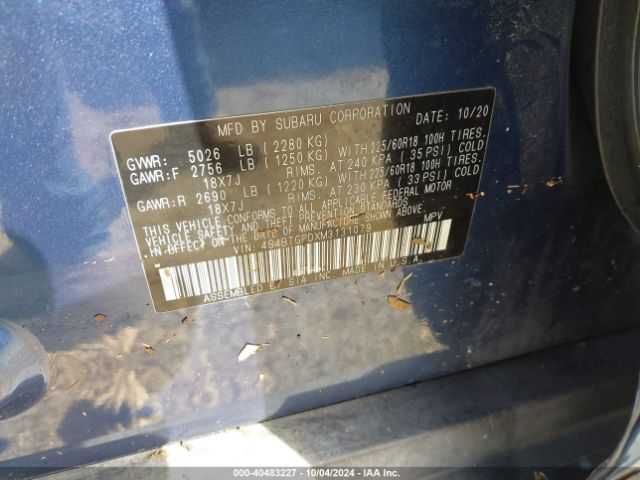 4S4BTGPDXM3131079 Subaru Outback Touring Xt