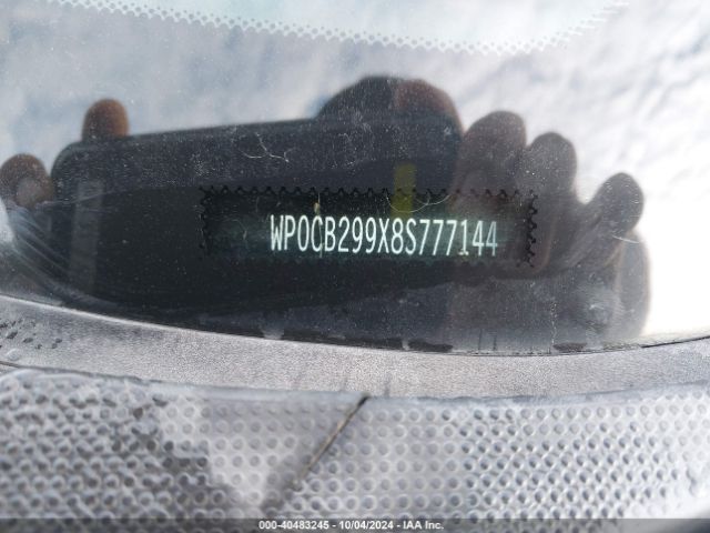 2008 PORSCHE 911 WP0CB299X8S777144 Photo 8
