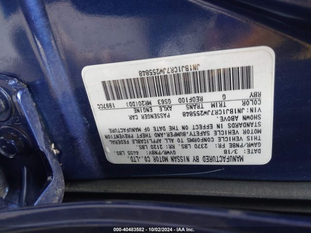 2018 NISSAN ROGUE SPORT JN1BJ1CR7JW255848 Photo 8