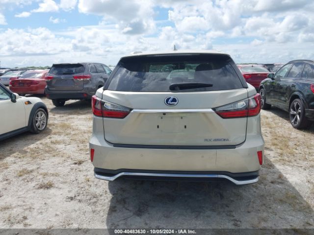 JTJHGKFA3L2013938 Lexus Rx 450hl