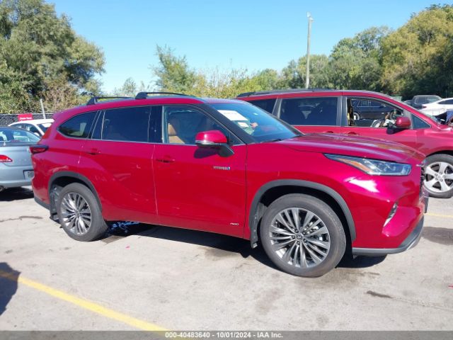 5TDEBRCH6LS012001 Toyota Highlander Hybrid Platinum