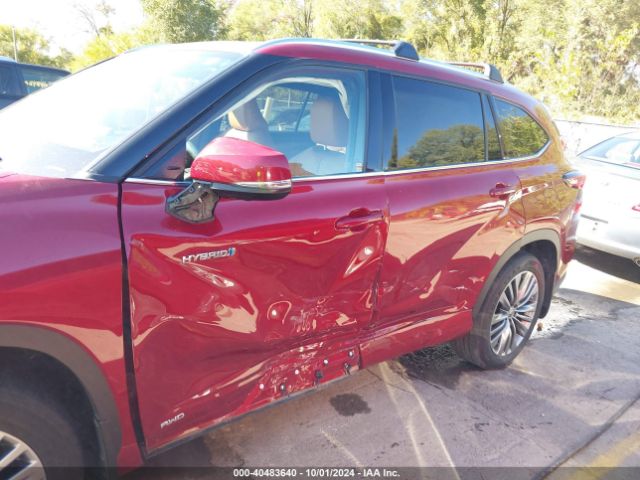 5TDEBRCH6LS012001 Toyota Highlander Hybrid Platinum