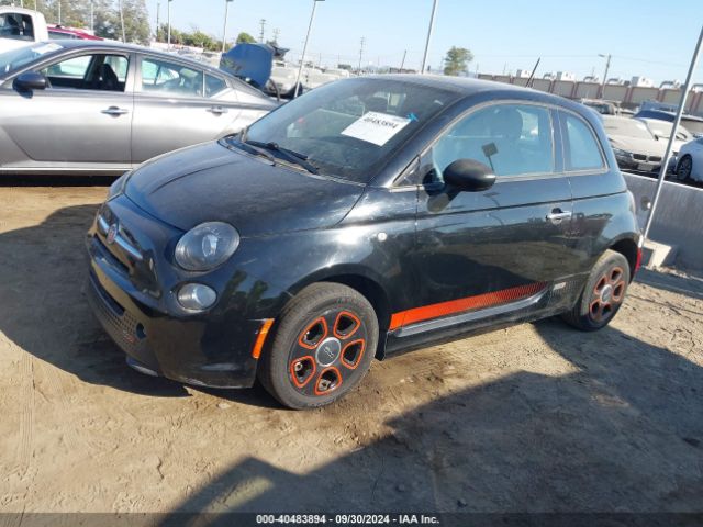 2013 FIAT 500E 3C3CFFGE3DT744334 Photo 1