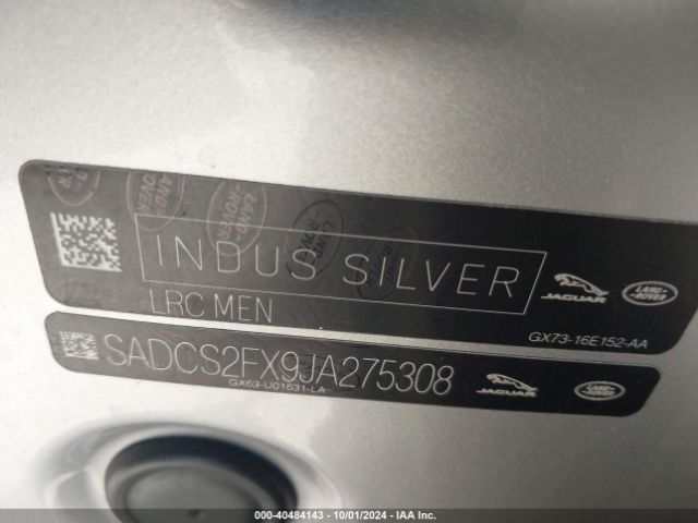 SADCS2FX9JA275308 Jaguar F-pace 25t