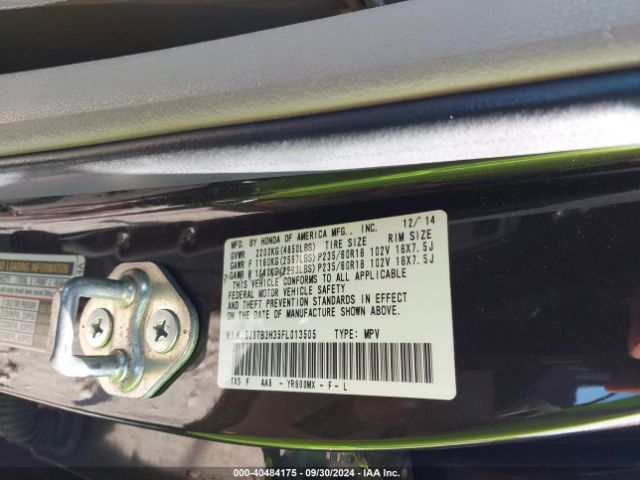 5J8TB3H35FL013505 Acura RDX