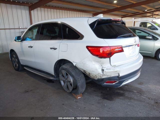 5FRYD3H29FB012400 Acura MDX