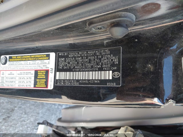 40484327 :رقم المزاد ، 4T4BF3EK8AR047016 vin ، 2010 Toyota Camry Le مزاد بيع