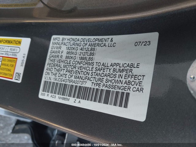 19UDE4G76RA007377 Acura Integra A-spec W/ Technology