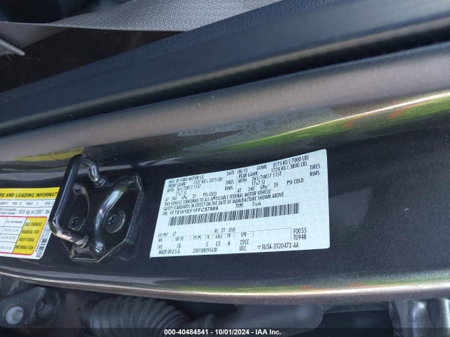 Ford F-150 Xl 2015 1FTEW1EF1FFC57889 Image 9
