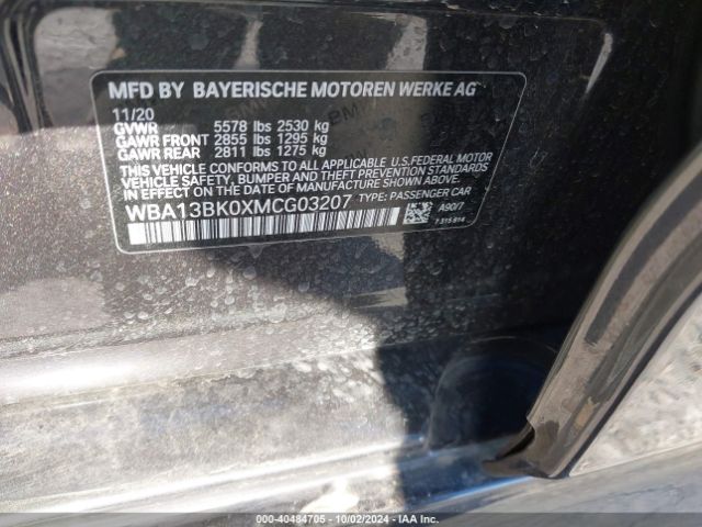 WBA13BK0XMCG03207 BMW M550i Xdrive