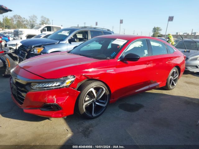 1HGCV3F23NA007892 Honda Accord Hybrid Sport