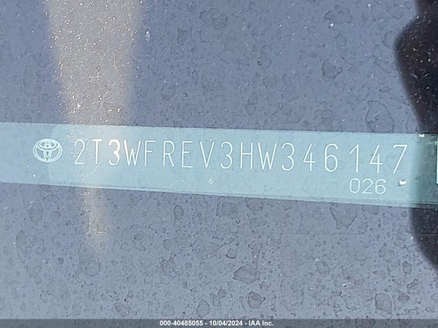 Toyota Rav4 Xle 2017 2T3WFREV3HW346147 Image 9