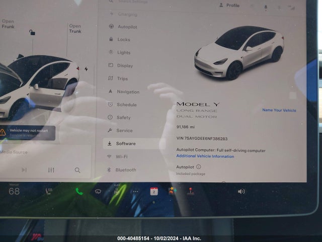 2022 TESLA MODEL Y 7SAYGDEE6NF386283 Photo 6