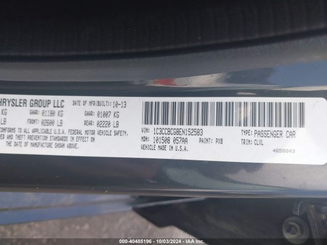 1C3CCBCG8EN152583 Chrysler 200 Limited
