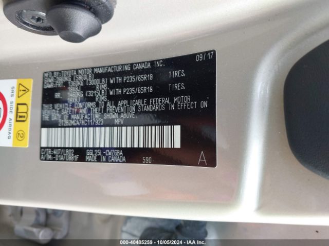 2T2BZMCA7HC117923 Lexus RX 350