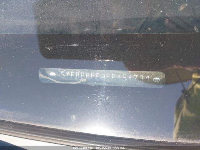 5YFBPRHE9EP154731 Toyota Corolla Le Eco Plus