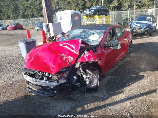 2021 TESLA MODEL S 5YJSA1E69MF438547 Photo 1