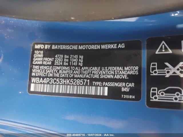 WBA4P3C53HK528571 BMW 440i Xdrive