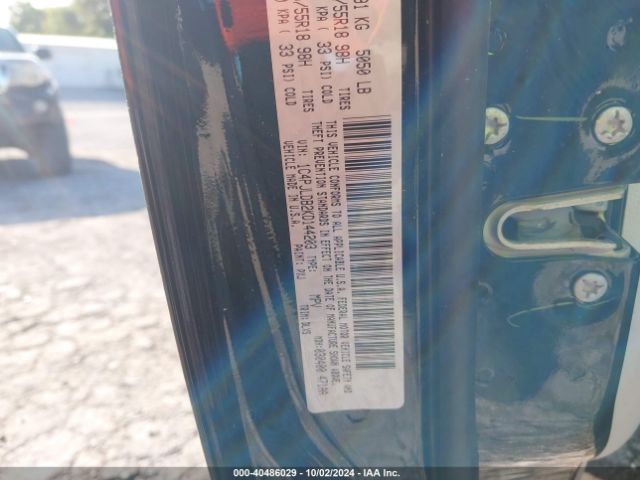1C4PJLDB2KD144203 Jeep Cherokee Limited Fwd