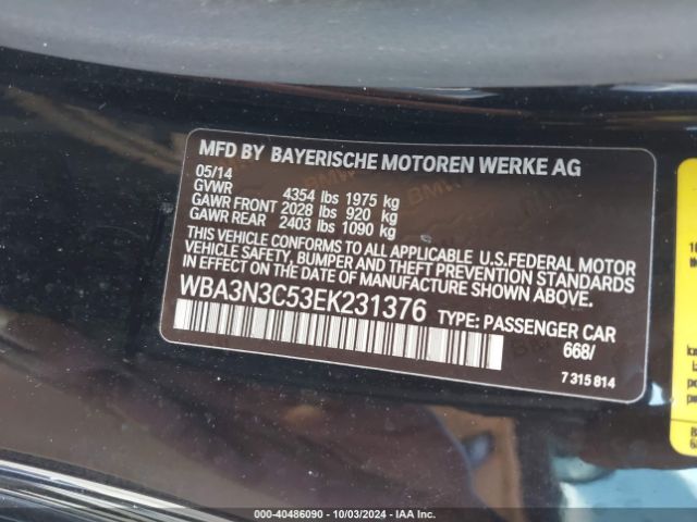 WBA3N3C53EK231376 BMW 428i