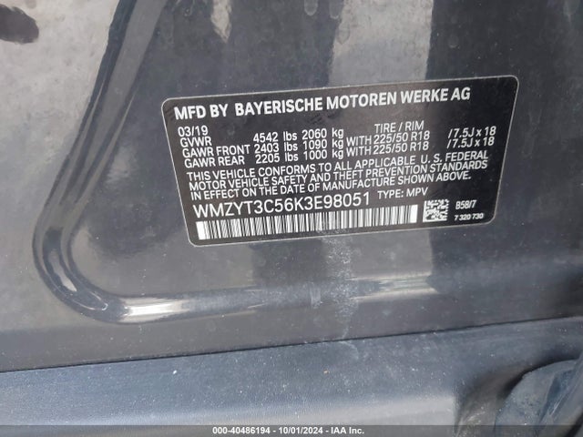 2019 MINI COUNTRYMAN WMZYT3C56K3E98051 Photo 8