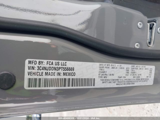 3C4NJDDN3PT556669 Jeep Compass Trailhawk 4x4