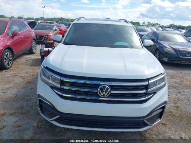 1V2PR2CA1MC562691 Volkswagen Atlas 3.6l V6 Se W/technology R-line
