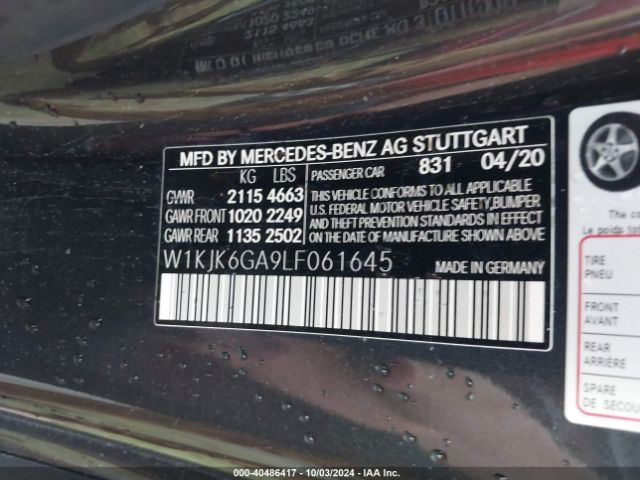 2020 MERCEDES-BENZ SL 450 W1KJK6GA9LF061645 Photo 8