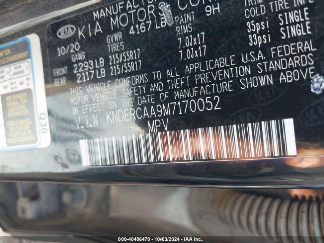 KNDERCAA9M7170052 KIA SELTOS EX