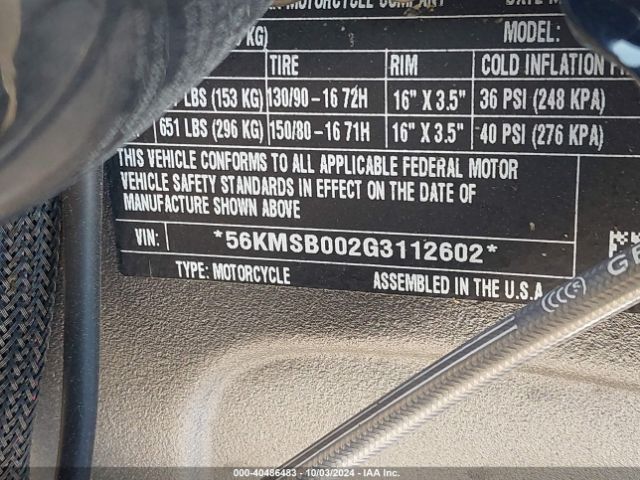 2016 INDIAN MOTORCYCLE CO. SCOUT 56KMSB002G3112602 Photo 9