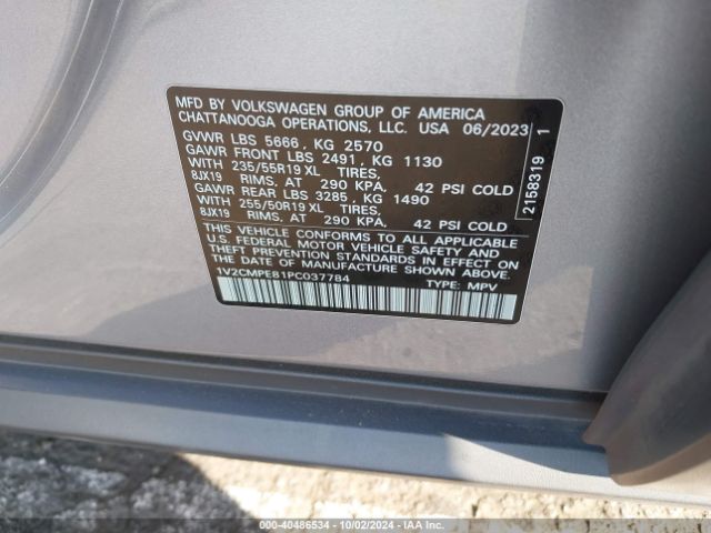 1V2CMPE81PC037784 Volkswagen ID.4 PRO
