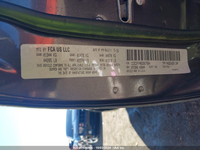 Dodge Dart Sxt Sport Rallye 2016 1C3CDFFA8GD817664 Image 9