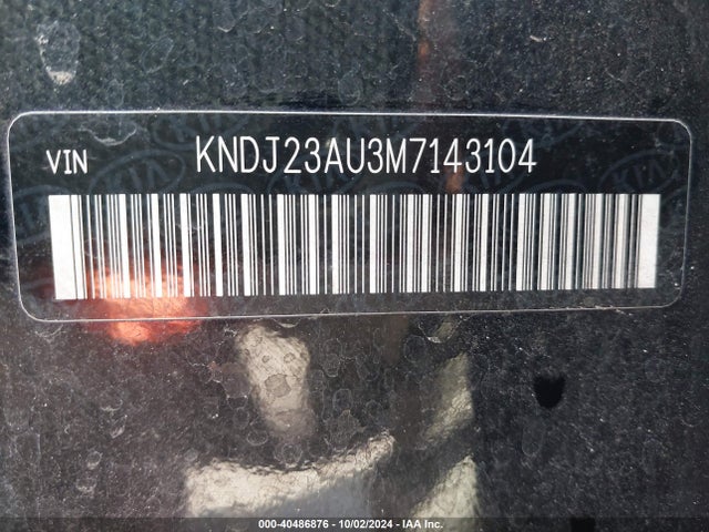 KIA SOUL LX 2021 KNDJ23AU3M7143104 Image 9