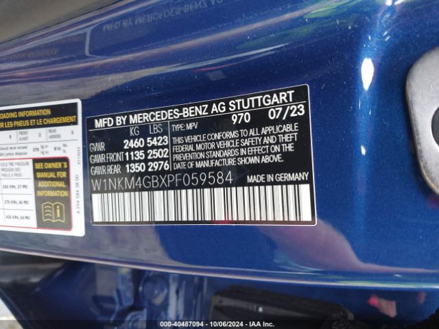 W1NKM4GBXPF059584 Mercedes-Benz Glc 300 Suv