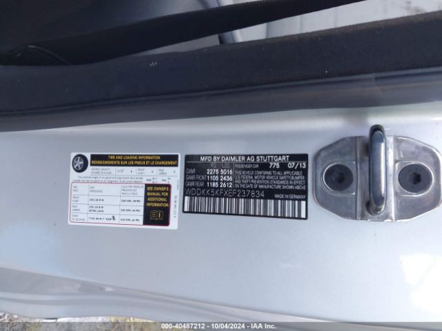 WDDKK5KFXEF237834 Mercedes-Benz E 350